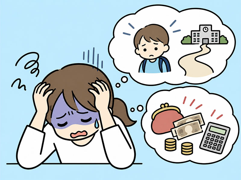 離婚を決めたけれど不安な妻