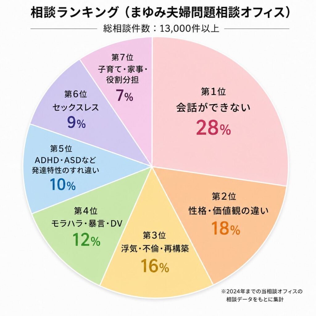 夫婦問題の相談ランキング