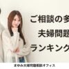 13,000件以上の相談からわかった夫婦問題ランキング【現役夫婦カウンセラーが解説】